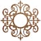 Ekena Millwork Dijon Wood Fretwork Pierced Ceiling Medallion, Walnut, 34"OD x 11"ID x 1/4"T CMWP34X34X0250DIWA - alternate 1